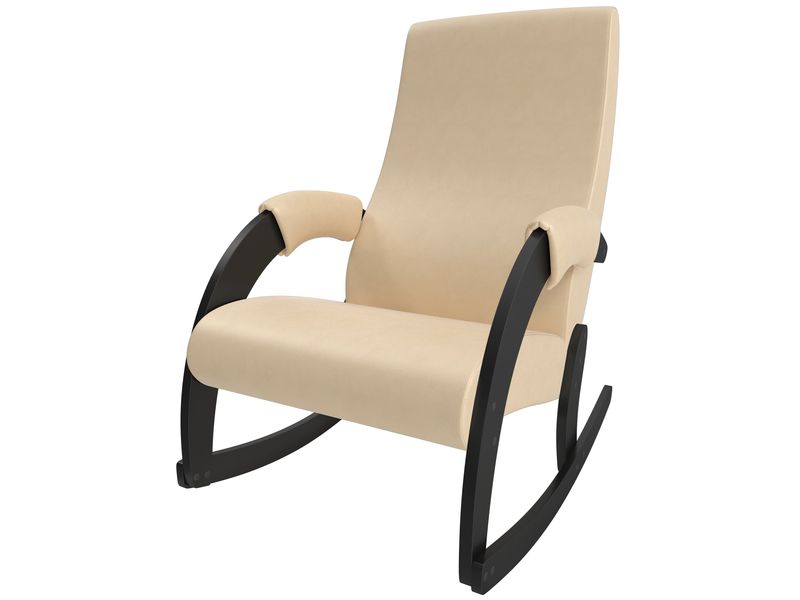кресло-качалка модель 67М - цвет Polaris beige/основание венге