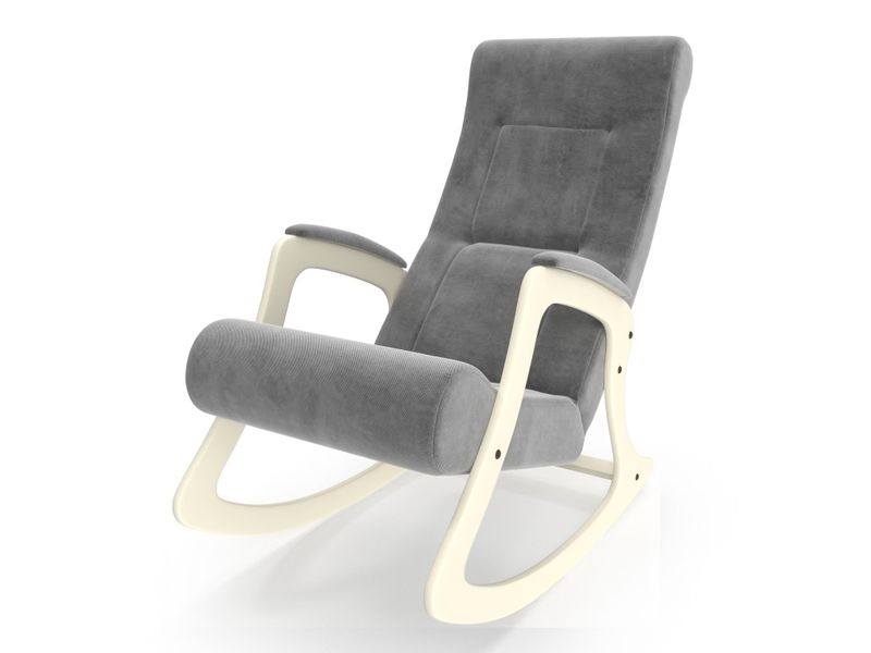 кресло-качалка модель 2 - цвет Verona Antrazite Grey/основание дуб шампань