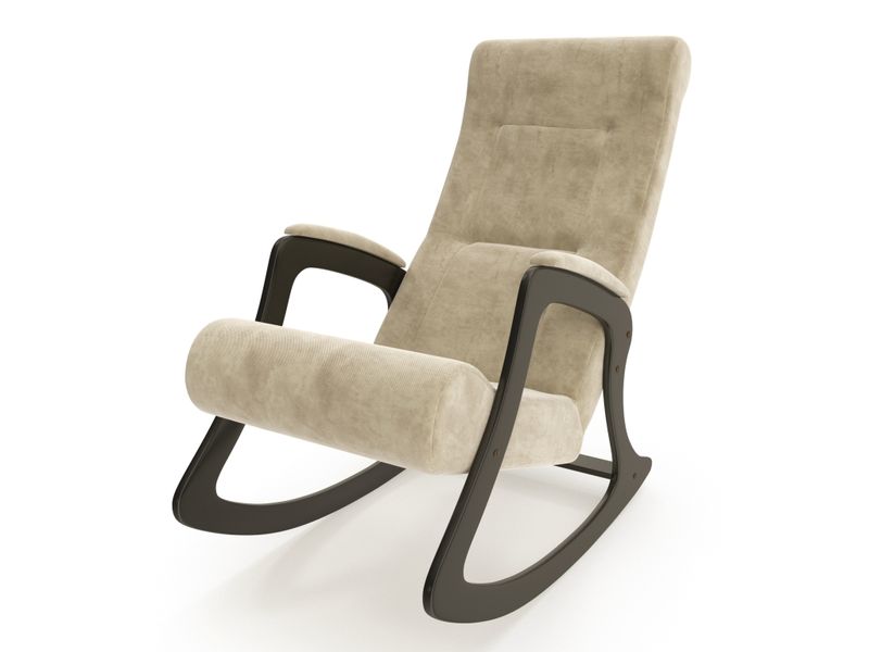 кресло-качалка модель 2 - цвет Verona Vanilla/основание венге
