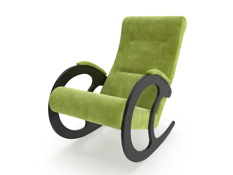 кресло-качалка модель 3 - цвет Verona Apple Green/основание венге