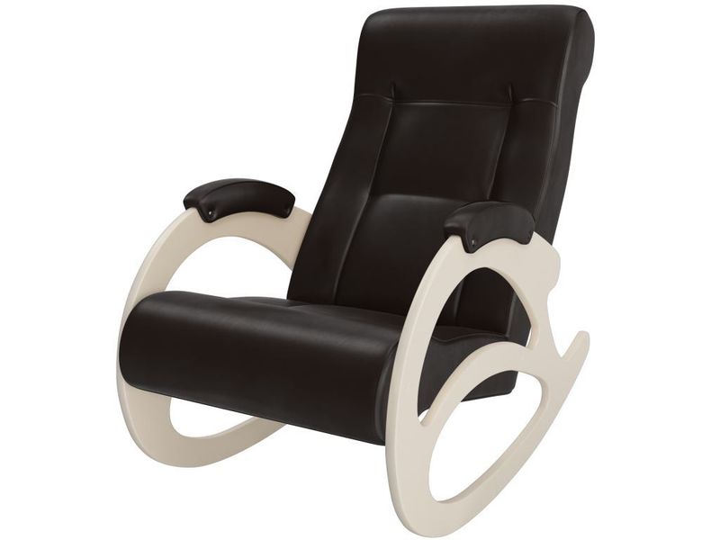 кресло-качалка модель 4 б/л - цвет Dundi 108/основание дуб шампань