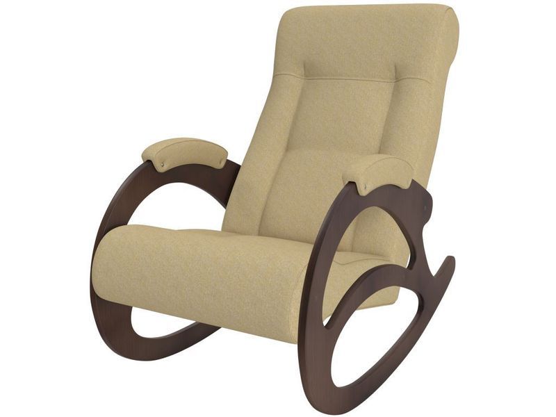 кресло-качалка модель 4 б/л - цвет мальта 03/основание орех