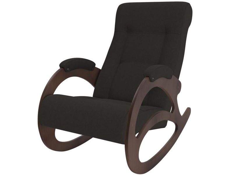 кресло-качалка модель 4 б/л - цвет montana 100/основание орех