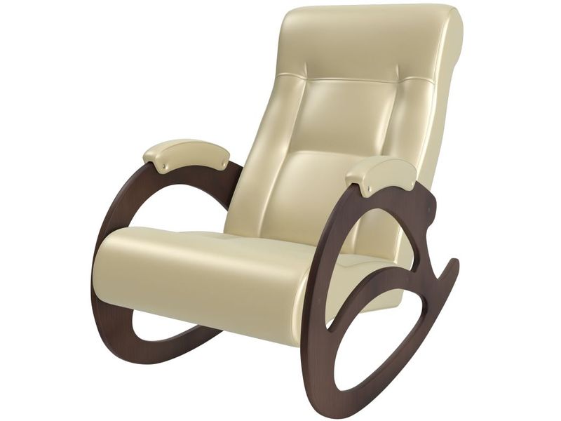 кресло-качалка модель 4 б/л - цвет oregon 106/основание орех