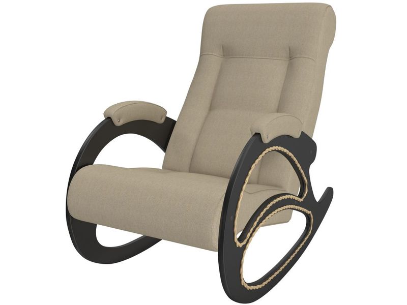кресло-качалка модель 4 - цвет мальта 01/основание венге