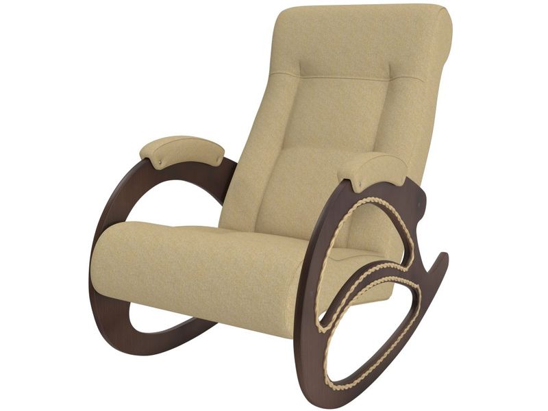 кресло-качалка модель 4 - цвет мальта 03/основание орех