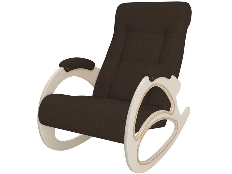 кресло-качалка модель 4 - цвет мальта 15/основание дуб шампань