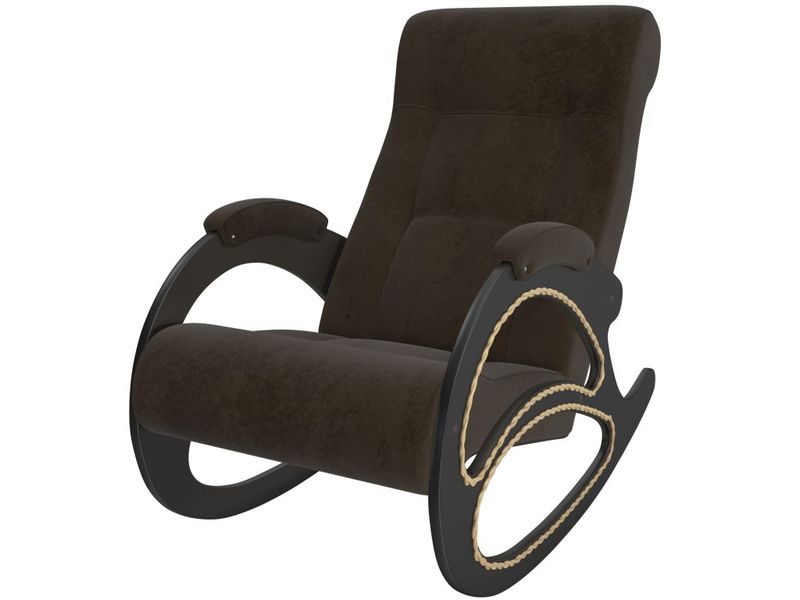 кресло-качалка модель 4 - цвет Verona Wenge/основание венге