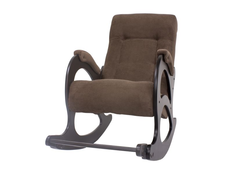 кресло-качалка модель 44 б/л - цвет Verona Brown/основание венге