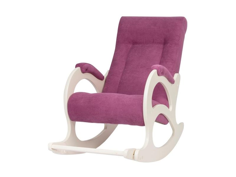 кресло-качалка модель 44 б/л - цвет Verona Cyklam/основание дуб шампань