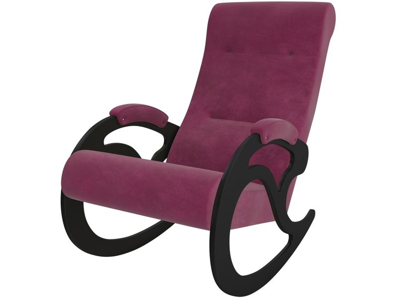 кресло-качалка модель 5 - цвет Verona Cyklam/основание венге
