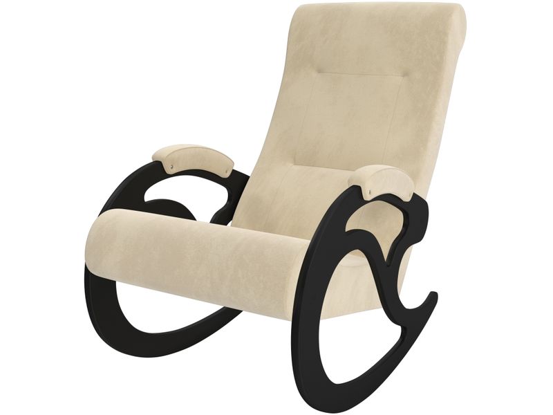 кресло-качалка модель 5 - цвет Verona Vanilla/основание венге