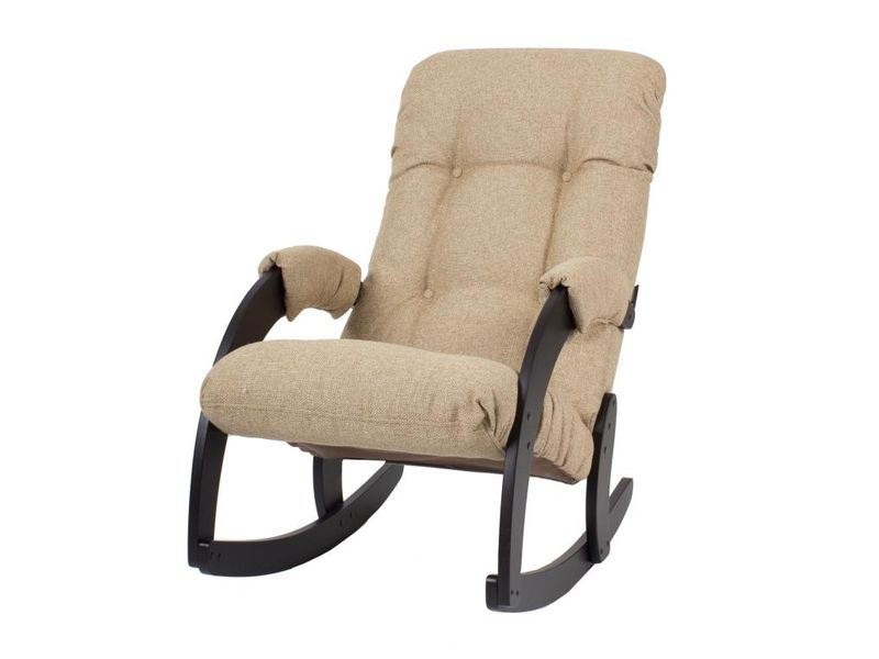 кресло-качалка модель 67 - цвет мальта 03/основание венге
