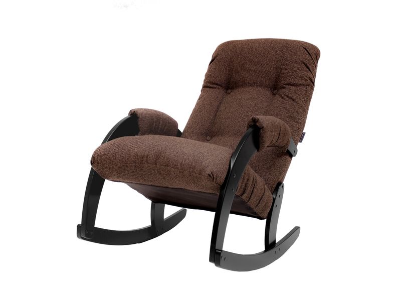 кресло-качалка модель 67 - цвет мальта 15/основание венге
