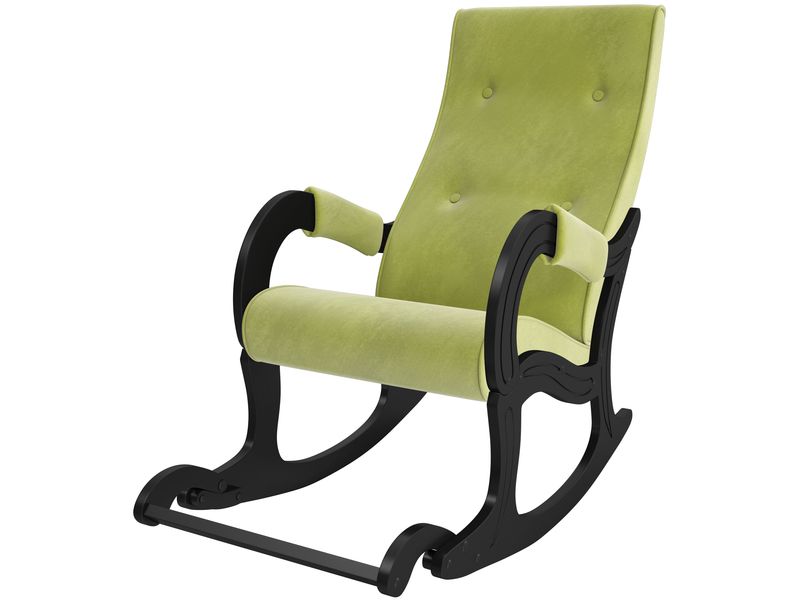 кресло-качалка модель 707 - цвет Verona Apple Green/основание венге