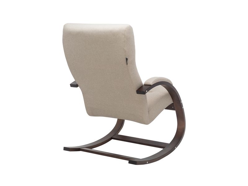 Кресло-качалка Leset Милано цвет орех текстура ткань Малмо 05