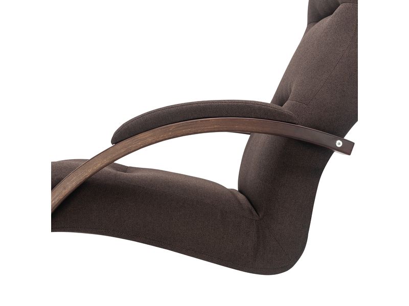 Кресло-качалка Leset Милано цвет орех текстура ткань Малмо 28
