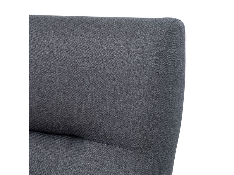 Кресло-качалка Leset Милано цвет орех текстура ткань Малмо 95