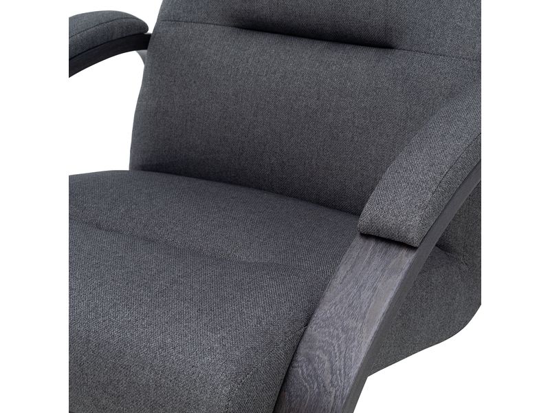 Кресло-качалка Leset Милано цвет венге текстура ткань Малмо 95