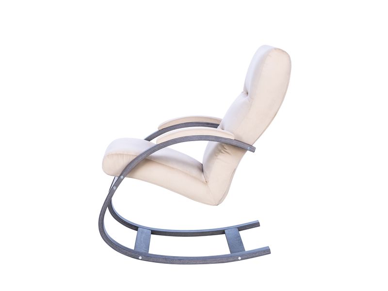 Кресло-качалка Leset Милано цвет венге текстура велюр V18