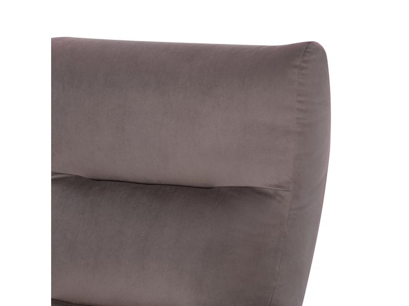 Кресло-качалка Leset Милано цвет венге текстура велюр V23