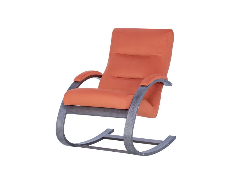 Кресло-качалка Leset Милано цвет венге текстура велюр V39