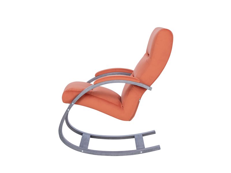 Кресло-качалка Leset Милано цвет венге текстура велюр V39
