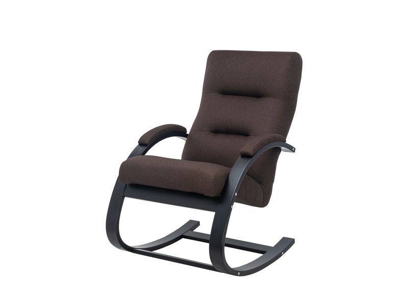Кресло-качалка Leset Милано цвет  венге ткань Малмо 28