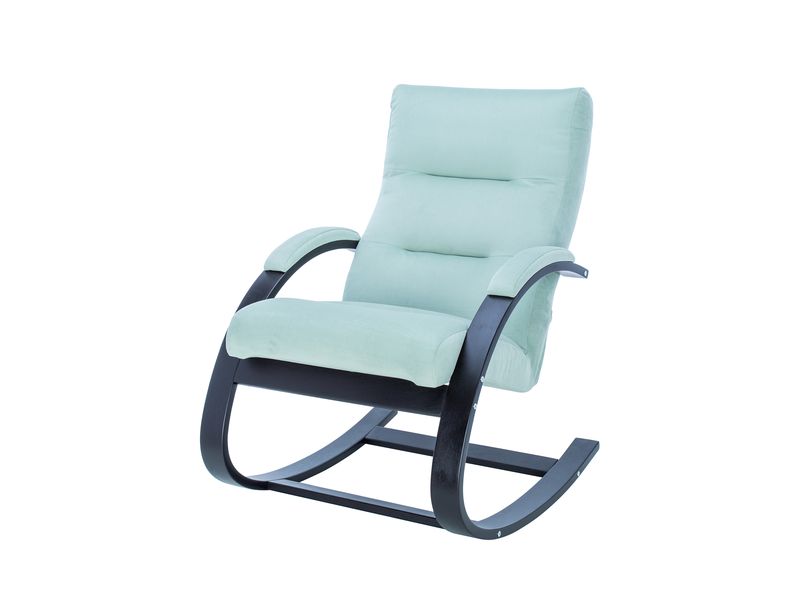 Кресло-качалка Leset Милано цвет венге велюр V14