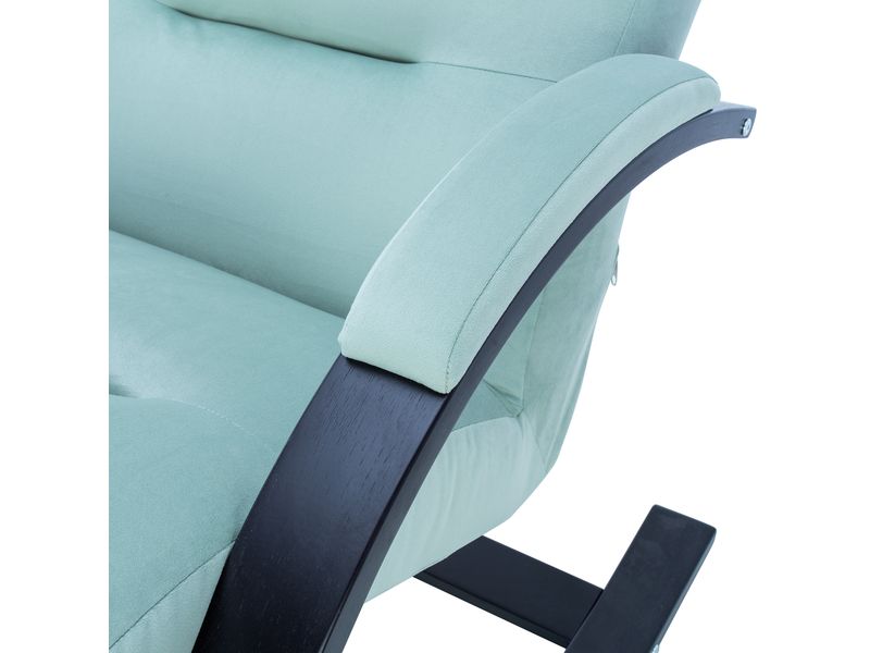 Кресло-качалка Leset Милано цвет венге велюр V14
