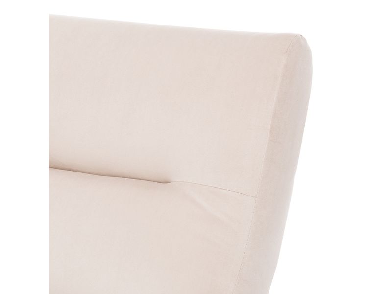 Кресло-качалка Leset Милано цвет венге велюр V18