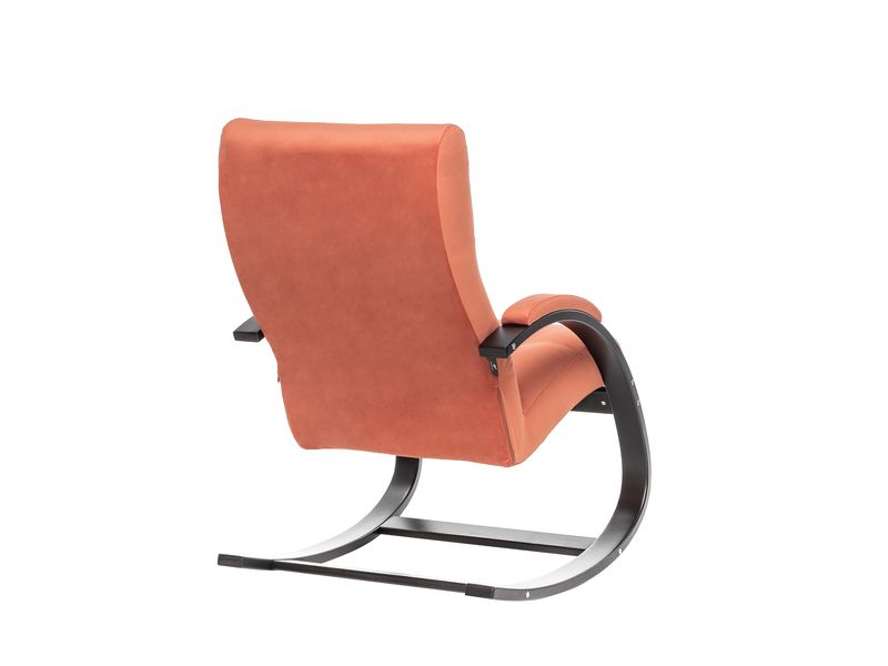 Кресло-качалка Leset Милано цвет венге велюр V39