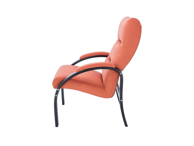 Кресло Leset Лион цвет венге/велюр V39 оранжевый