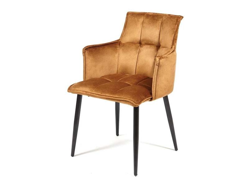 кресло Saskia (mod. 8283) цвет коричневый (G-062-61)/черный