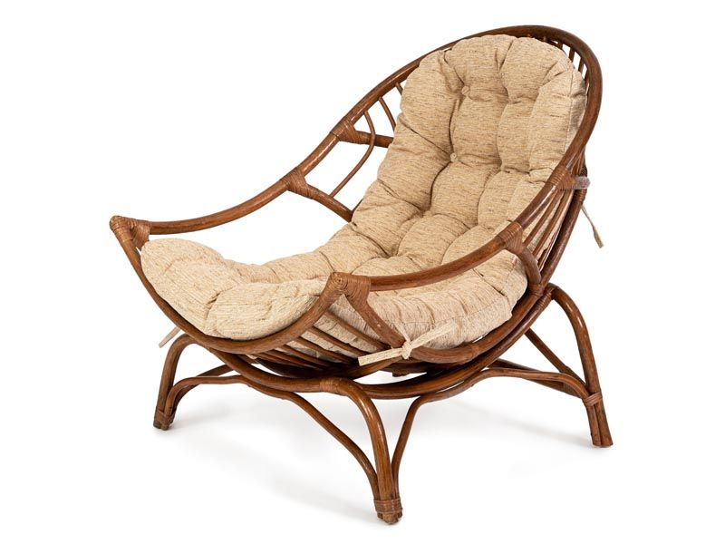 Кресло Venice c подушкой coco brown (коричневый кокос)