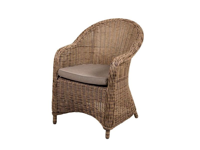 Плетеное кресло из искусственного ротанга Ravenna Y490 Beige цвет бежевый