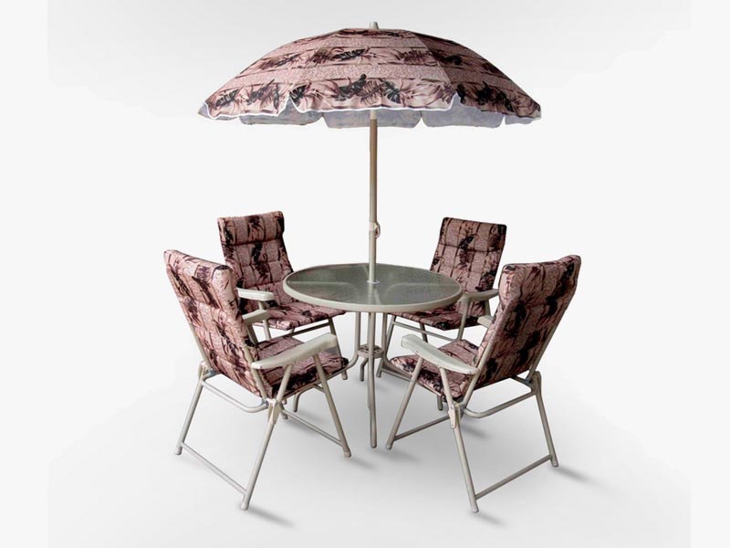 набор складной мебели Версаль с раскладным зонтом