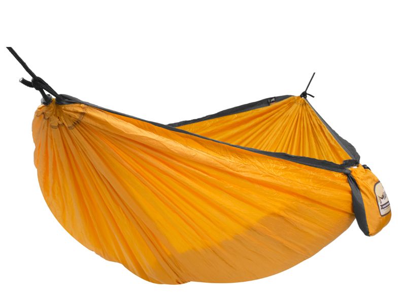 подвесной одноместный туристический гамак Voyager - цвет оранжевый