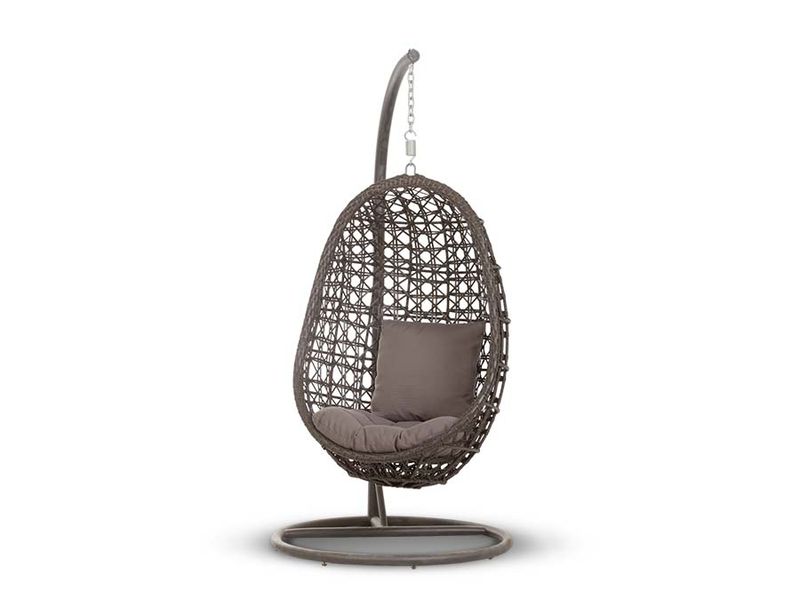 подвесное кресло Флоренция - цвет серо-коричневый