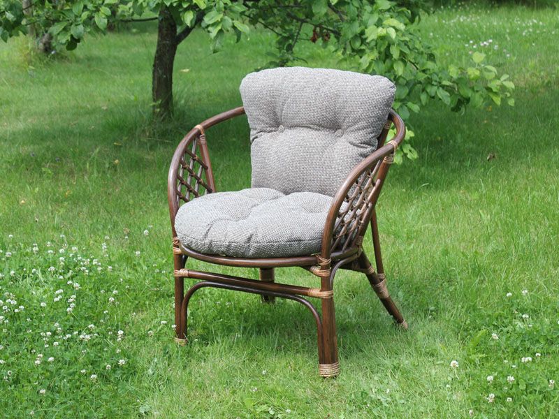 подушка для кресла из ротанга 03/10В ткань рогожка Скандинавия