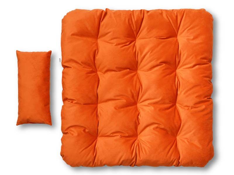 подушка квадратная для подвесного кресла (полиэстер) цвет оранжевый