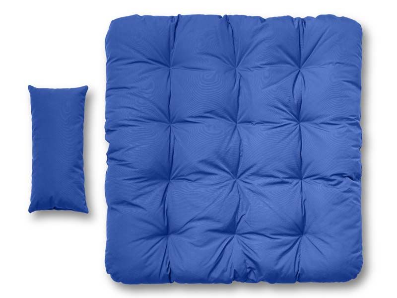 подушка квадратная для подвесного кресла (полиэстер) цвет синий