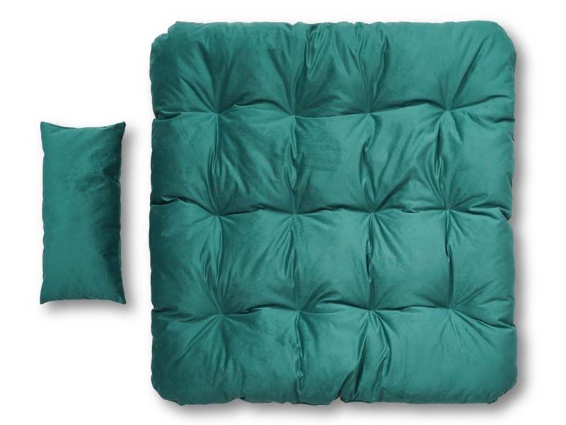подушка квадратная для подвесного кресла (полиэстер) цвет зеленый