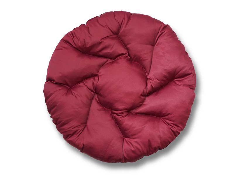 подушка круглая для подвесного кресла (полиэстер) цвет бордовый