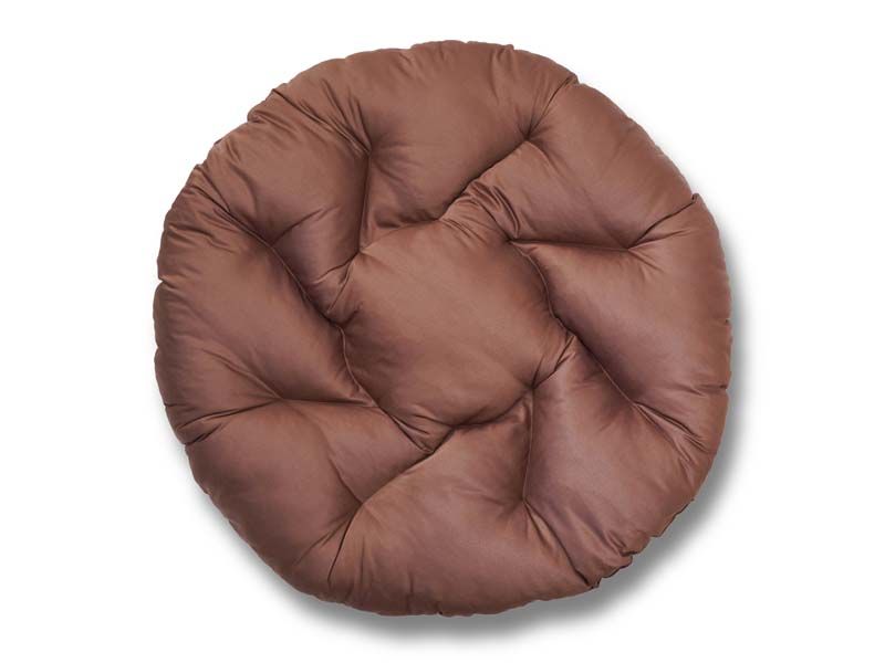 подушка круглая для подвесного кресла (полиэстер) цвет коричневый