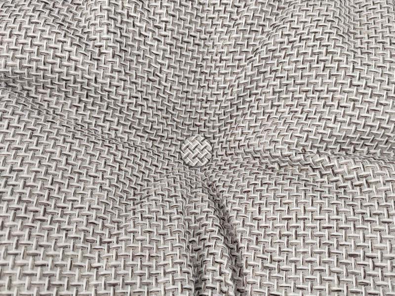 Подушка Мамасан ткань мебельная рогожка Scandinavia nordic gray