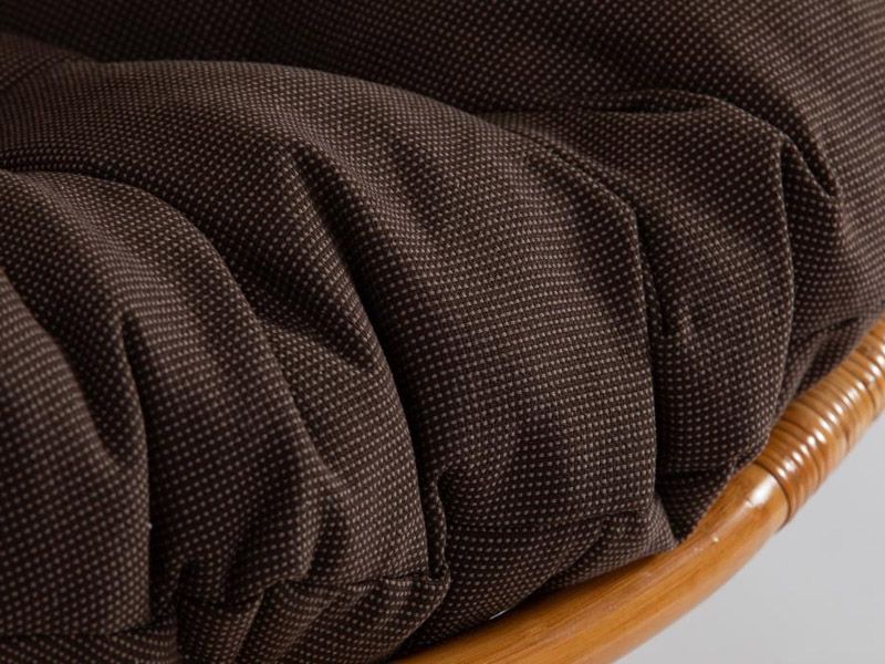 подушка для кресла Папасан триплированная ткань С 26 цвет коричневый