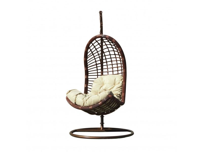 подвесное кресло KVIMOL KM 1012 - цвет коричневый/бежевый