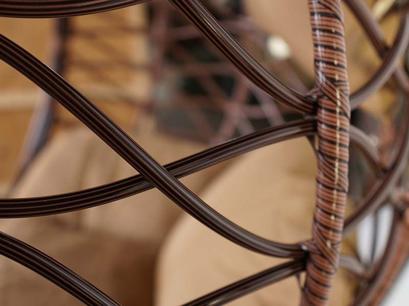подвесное кресло KVIMOL KM 1034 - цвет коричневый/коричневый