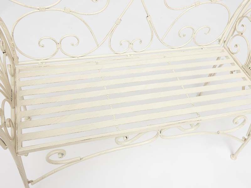 скамья Beaujolais с подушкой PL08-8574 цвет Античный белый (Antique White)